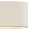 Axton Ceramic Wall Light Small close view picture of the solid ceramic frame