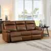 Banbury 3 Seater Sofa Recliner Bison Saddle life style picture
