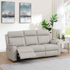 Banbury 3 Seater Sofa Recliner Light Grey life style picture