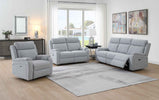 Banbury 2 Seater Sofa Recliner Silver picture with recliner chair and 3 seaer sofa