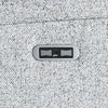 Banbury Recliner Armchair Silver close view picture of the power panel with intefgrated USB and type-C ports