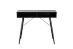 Contemporary Black Oak Entryway Table