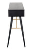 Stylish Table with Black Metal Legs