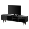 Elegant Barcelona Black Oak TV Stand