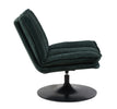 Bella Accent Chair Dark Green picture from the side