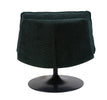 Bella Accent Chair Dark Green reverse view picture