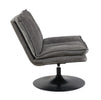Bella Accent Chair Grey picture from the side