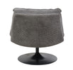 Bella Accent Chair Grey reverse view picture