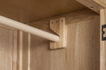 Bergen 2 Door 2 Drawer Wardrobe close view picture of the hanging pole