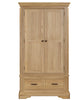 Bergen 2 Door 2 Drawer Wardrobe front view picture