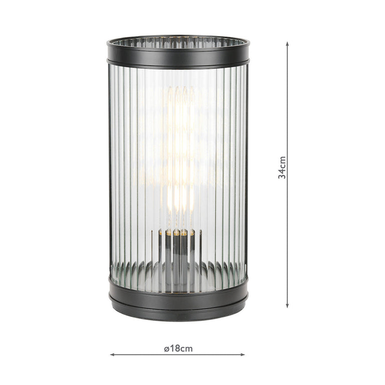 Bianka Table Lamp Matt Black - Modern Industrial Lighting