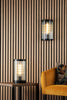 Bianka Wall Light Matt Black perfect for hallways and bedrooms