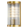 Bianka Wall Light Satin Bronze picture with switched on light