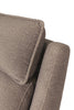 Blaine 3 Seater Electric Recliner Latte close view picture of the headrest