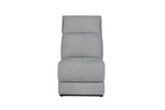 Blaine Armless Sectional - Greige front view picture