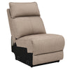 Blaine Armless Sectional Sofa Latte picture on the white background