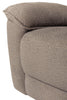 Blaine Electric Recliner Armchair Latte close view picture of padded armrest