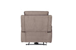 Blaine Electric Recliner Armchair Latte back view picture