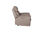 Blaine Electric Recliner Armchair Latte picture from the side