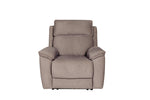 Blaine Electric Recliner Armchair Latte front view picture
