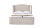 Blaire 5' Ottoman Bed Cream front view picture