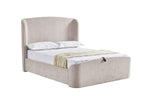 Blaire 5' Ottoman Bed Cream picture on the white background