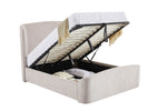 Blaire 6' Ottoman Bed Cream