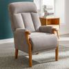 Blaze Accent Chair Silver life style picture