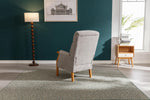 Blaze Accent Chair Silver picture from the back