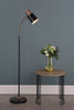 Bond Floor Lamp Black and Copper life style picture