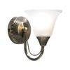 Boston Wall Light Antique Brass picture on the white background