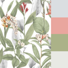 Graham & Brown Botanical Powder Wallpaper picture of the paint color that will fit to these wallpapers