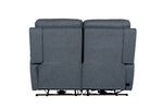 Bowie 2 Seater Recliner Sofa Azul picture from the back