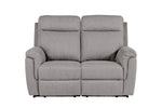 Bowie 2 Seater Recliner Sofa Grey front view picture