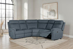 Bowie Corner Sofa Electric Recliner Azul