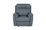 Bowie Electric Recliner Armchair Azul front view picture