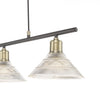 Boyd 3 Light Bar Antique Brass bar pendant
