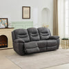 Bremen 3 Seater Sofa Electric Recliner Gunmetal life style picture