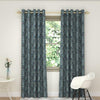 Burgley Navy Eyelet Curtains life style picture
