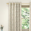 Burgley Russet Eyelet Curtains close view life style picture