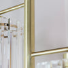 Chic lamp with crystal shades for a refined ambiance.
