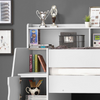 Streamlined bunk bed with a sleek and sturdy frame.