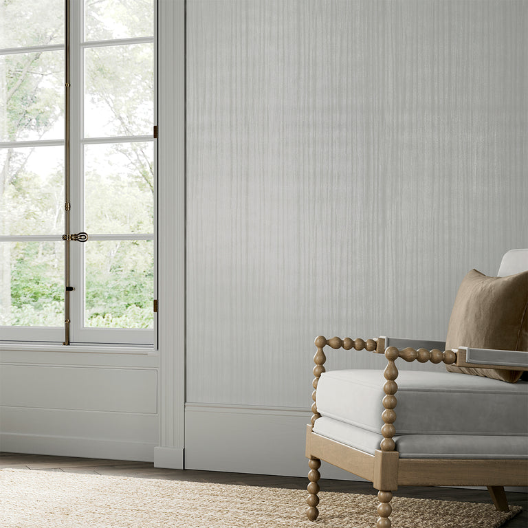Boutique Cascade Wallpaper Pebble - Boutique Collection Luxury Wall Covering