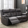 Casey 3 Seater Sofa Recliner Anchor life style side view photo with opened seat