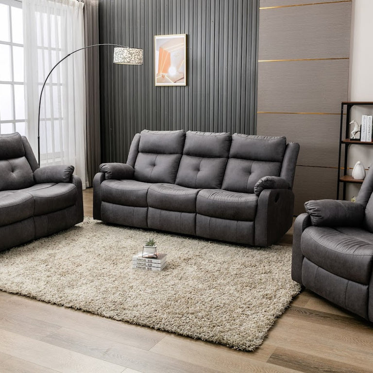Casey 2 Seater Sofa Recliner With Console Anchor