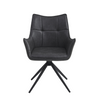 Modern kitchen armchairs – Casia Dining Armchair Charcoal set.
