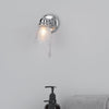 Cedric Bathroom Wall Spotlight Polished Chrome IP44 life style picture