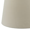 Cezanne Faux Silk Tapered Drum Shade 35cm Taupe perfect for table lamps