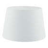 Cezanne White Faux Silk Tapered Drum Shade 35cm picture on the white background