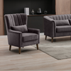 Charlotte Armchair Graphite life style close view photo